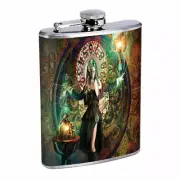 Steampunk Power Em2 Flask 8oz Stainless Steel Hip Drinking Whiskey