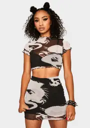 The Gold Is Mine Skirt Set