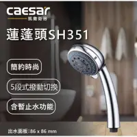 在飛比找蝦皮購物優惠-凱撒衛浴 CAESAR 蓮蓬頭SH351 盒裝 公司貨保固一