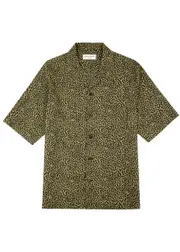 Saint Laurent Leopard-print Jersey Shirt - Brown - S S