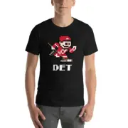 Detroit Red Wings NES Hockey Team Jersey 8-bit Vintage Nintendo Retro T-Shirt