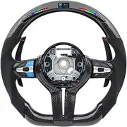 Carbon Fiber LED Steering Wheel Compatible For BMW F01 F06 F07 F10 F11 F12 F13 F14 F15 F16 F22 F30 F80 F82 X3M X4M X5M X6M M2 M3 M4 M5 M6(M6)
