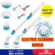Electric Spin Scrubber Turbo Cleaning Brush Cordless Chargeable Bathroom USB