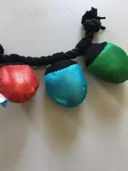 BARK Dog Tug-O-War Squeak Toy Christmas Lights For Large to X-Large Dogs New