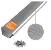 NEW Gutterglove 3" L x 5.5" W Stainless Steel Micro-Mesh Gutter Guard Kit