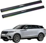ADCCH Automatic Electric Power Side Step Running Board Neon Led Light Compatible for Range Rover Velar 2017+