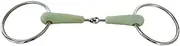 Abbraccia Snaffle Bit Snaffle Mouthpiece Bit Apple Flavor Equestrian Accessories Horse Bit Loose Ring Snaffle Bit for Outdoor Sports
