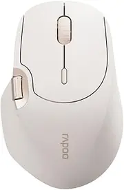 Rapoo MT560 Wireless Mouse Wireless Mouse 4000 DPI Sensor Environmentally Friendly Rechargeable Battery Ergonomic PC & Mac - Beige Brown