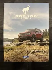 2021 FORD BRONCO SPORT 4X4—U.S. SALES BROCHURE—BIG BEN OUTER BANKS BADLANDS—NEW