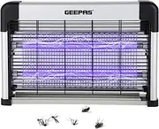 [GEEPAS] Fly and Insect Killer | Powerful Fly Zapper 20W UV Light | Electric Indoor Bug Zapper Insect Killer Fly Trapper Fly Swatter | Zap Kill Catch Trap Flying Insects Mosquito Wasp, 80 Feet