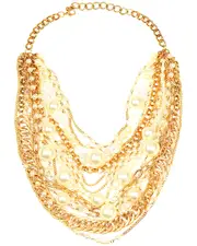 Eye Candy LA Pearly Loop Necklace