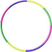 Detachable Hula Hoops- Adjustable Hula Hoop, Small Hula Hoop Hoola Hoop, Colorful Fitness Hula Hoop, Lightweight Hoola Hoop for Dance, Exercise, and Pet Training Kids Adults