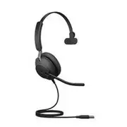 Jabra Evolve2 40 MS Mono USB Headset - Black