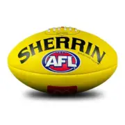 Sherrin AFL Footy Premium Leather McDonalds Replica Game Football Full size 5