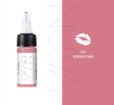 Nuva Colors Lips SPRING PINK 1/2-oz Permanent Makeup Ink Pigment PMU Supplies