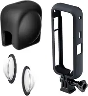 EUCAZ X3 Lens Protection Accessories Include Lens Cap,Lens Guards and Case Cage, for Insta360 X3 Camera Lens Protection Accessories Kit