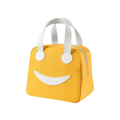 Insulated Hand-Held Lunch Bag Cute Portable Bento Box for Office Workers Student