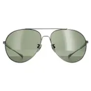 Chopard Sunglasses SCHD57M 568P Titanium Gunmetal Grey Green Polarized