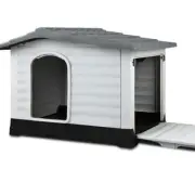 i.Pet Dog Kennel Extra Large Outdoor Indoor Plastic Puppy Pet House Kennels XL