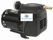 NEW Gast 115v 1.5 cfm 25 PSI Pond Aerator Compressor Pump -Perfect for Solar Use