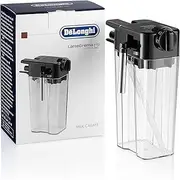 Milk Jug DLSC022, Milk Frother Jug Compatible with De'Longhi Coffee Machines, Replacement Part for LatteCrema System