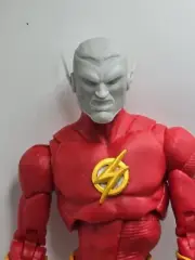 3d Print Wally West Flash HEAD#3 1:10 DIAMOND SELECT DC MULTIVERSE Scale
