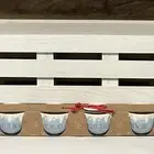 Rae Dunn LET IT SNOW HOHOHO HOLLY JOLLY SNOW DAY Christmas Holiday Ramekin Set