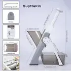 SupMaKin Safe Mandoline Slicer for Kitchen, Potato Slicer, All in 1 Slicer