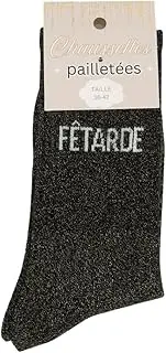 [Felizz] Glitter Socks - Fêtarde (3-8), Black, One Size, black, One size
