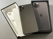 Apple iPhone 11 Pro Max 256GB Gray Factory Unlocked 13.1.1 Software Fast Ship