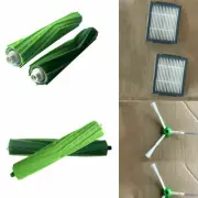 For iRobot Roomba i7 E5 E6 Vacuum Cleaner HEPA Filters Side Roller Brushes Set #