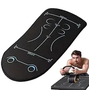 Ab Roller Mat, Extra Large Floor Protector Rug for Fitness, Gym Equipment Pad, Folding Non-Slip Workout Cushion for Ab Roller, Yoga, and Home Exercises, 59x24 Inches