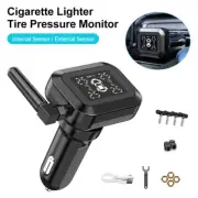 Wireless Tire Pressure Monitoring System TPMS with 4 Sensors 6 Alarms Real-time