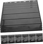 TOBBOMEY 10 Sheets Stamp Collection Sticker Album Stamps Collection Albums for Stamps Stamp Cases Collection Album Book Stamp Book Past Due Stamp Ink Stamps for Business Stamp Rack Black