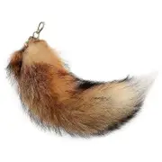 Fox Tail Pendant Approx. 40 Cm Animal Tail Extra Large Key Chain Fur Bag Pendant Car Antenna Fur Pendant Fox Tail Decoration_llk13-hy Raccoon tail 2