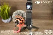 DJI Pocket 2 Microphone Mount For Cold/Hot Shoe Mics for 3.5mm Mic Adapter Osmo