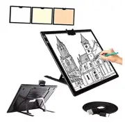 A3 Light Pad, Elice Tracing Light Box 3 Colors A3 with Top Clip/Stand (Black)