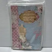 Bo Bunny Mini Album Rectangle with Tabbed Pages – 6 Double-Sided Die-Cut Pages
