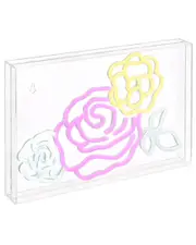 JONATHAN Y Crowd Of Roses Contemporary Glam Acrylic Neon Lighting