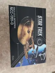 Eaglemoss Star Trek Gold Plated Enterprise NCC-1701-D XL
