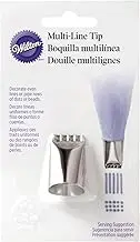 Wilton Multi-Lines Decorating Tip Carded, Silver