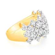 Luminesce Lab Grown 2 Carat Diamond Ring in 9ct Yellow Gold, Q