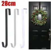 1-5pcs Over The Door Hanger Wreath Christmas Hook Decoration Strong Metal Holder