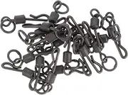 Figure 8 Ring Fishing Parts 20pcs Rolling Swivel Connectors Versatile for Different Fishing Techniques