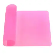 Silicone Mats for Crafts 15.7"x11.8" Multipurpose Table Protector Sheet Pink