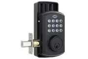 MEC Digital Motorised Smart Lock 50 User Codes Auto-Lock Backlit Keypad Matte Black