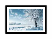 Winter Snow Tree Art Framed print