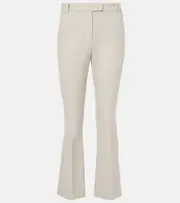 ['S Max Mara] 'S Max Mara Fatina cropped straight pants UK 12 beige