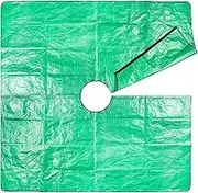 Bush Trimming Tarp - Portable Protective Canvas, 12in Hole Garden Tree Pruning | Waterproof Ground Cover, 30 * 18 * 6cm Covering Sheet, Tarp Four Corners Corner Buckles Stand Up for Plant