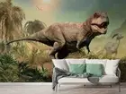 3D Dinosaur Self-adhesive Removeable Wallpaper Wall Mural